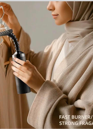 مبخرة بخوري الإلكترونية المحمولة - قابلة للشحن USB-C مع رأس مرن 360°